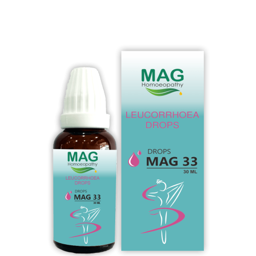 MAG Drops 33 - Leucorrhoea (White Discharge) Relief