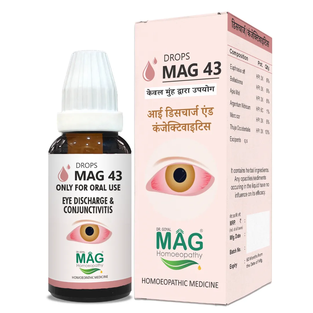 MAG Drops 43 - Eye Discharge & Conjunctivitis MAG Drops 43 - Eye Discharge & Conjunctivitis