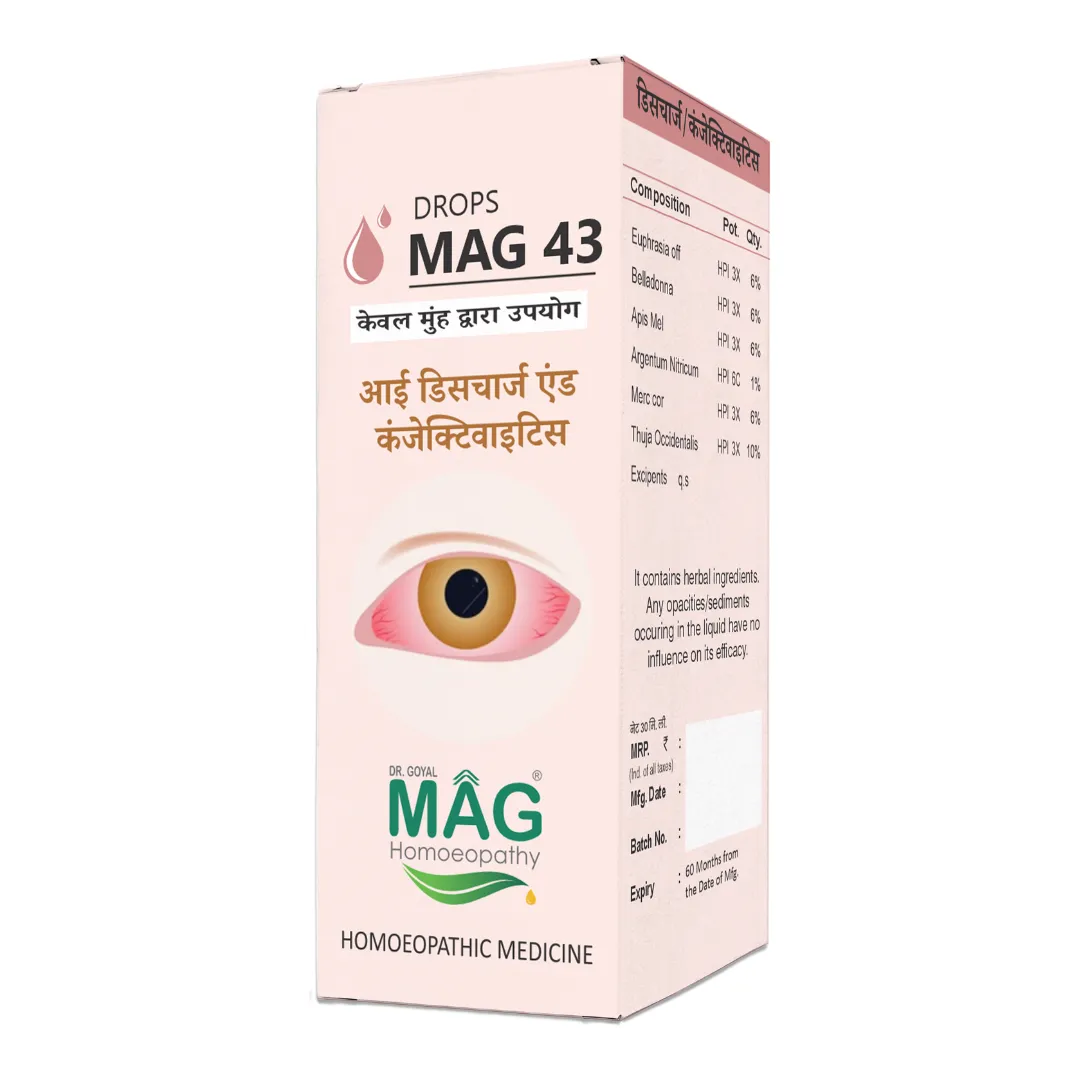 MAG Drops 43 - Eye Discharge & Conjunctivitis MAG Drops 43 - Eye Discharge & Conjunctivitis
