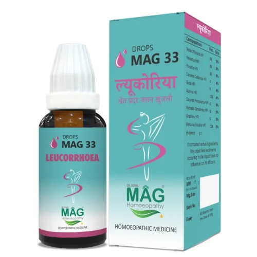 MAG Drops 33 - Leucorrhoea (White Discharge) Relief