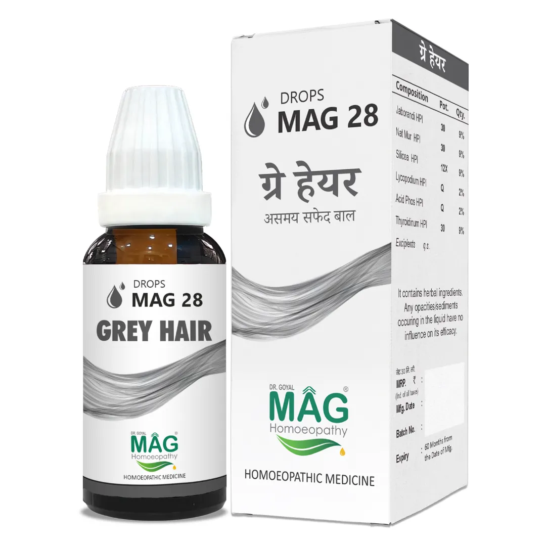 MAG Drops 28 - Premature Grey Hair Care MAG Drops 28 - Premature Grey Hair Care