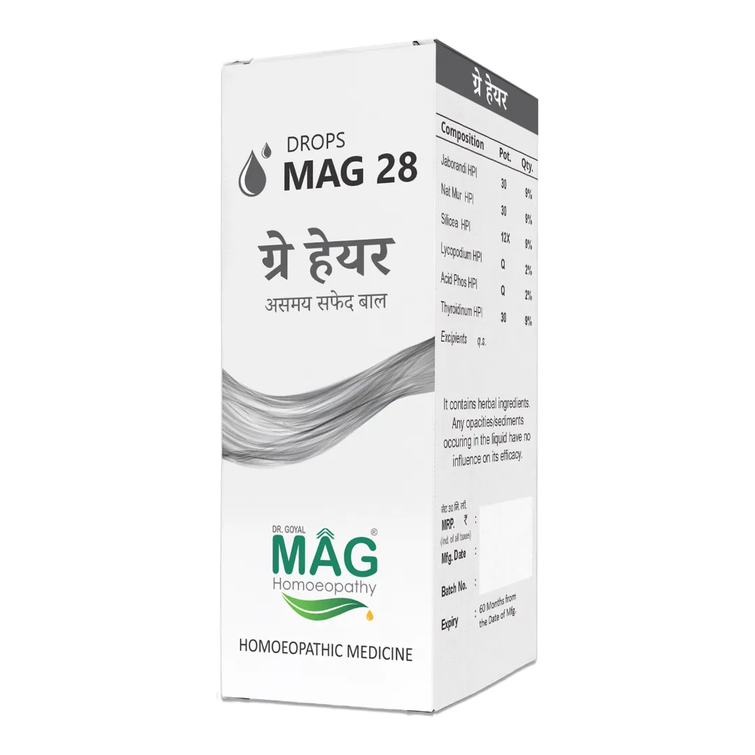 MAG Drops 28 - Premature Grey Hair Care MAG Drops 28 - Premature Grey Hair Care